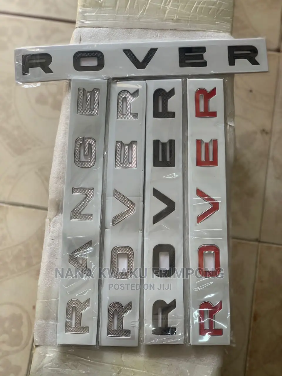 Range Rover Written Front or Back Available 