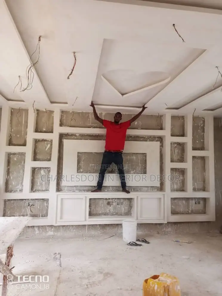 Tv Stand Designer and Ceiling Installation