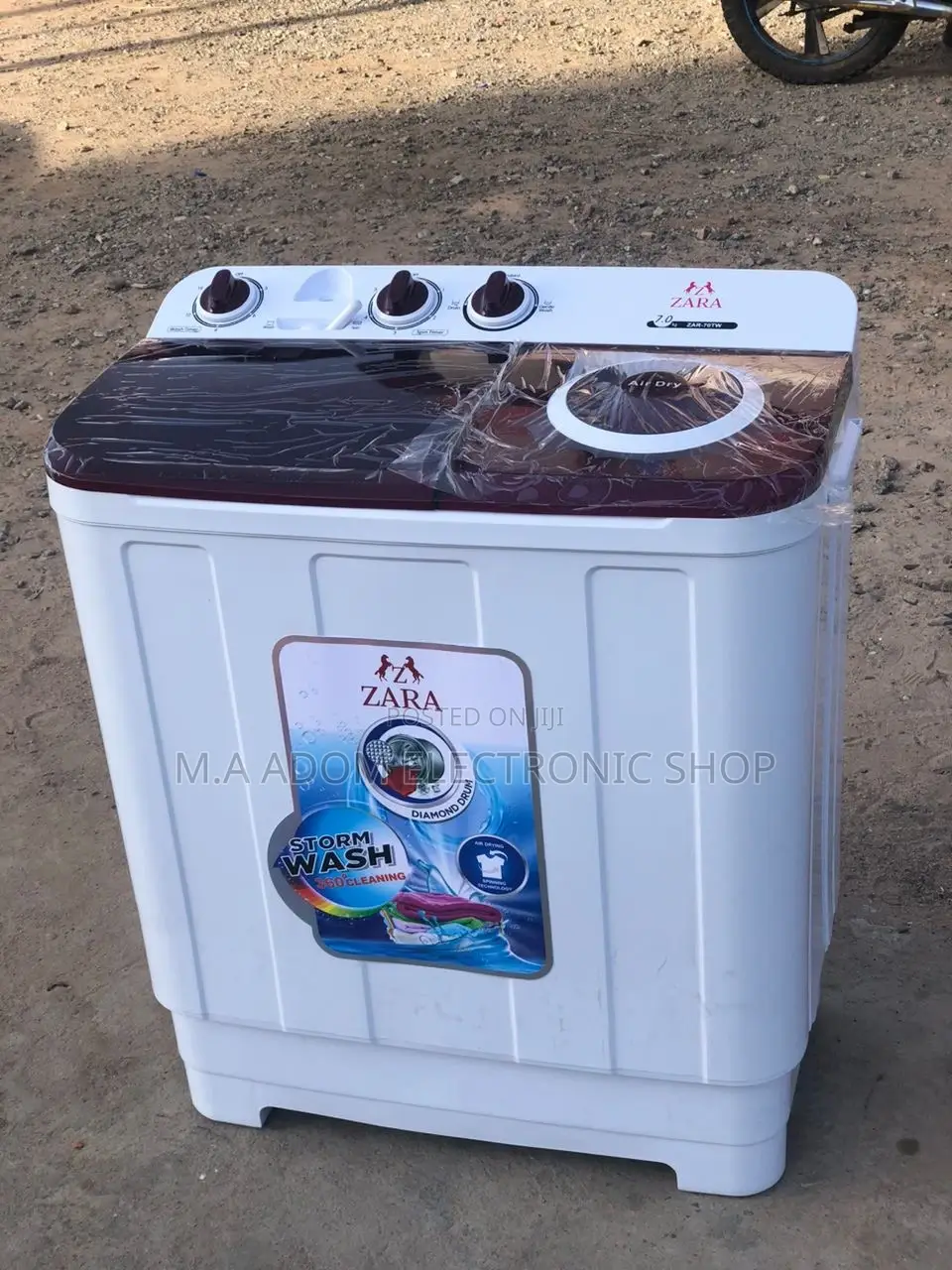 Standing Zara 7kg Top Loading Semi-Automatic Washing Machine