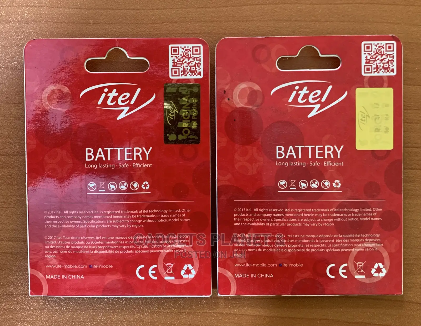 Itel Replacement Rechargeable Battery - 1000mah