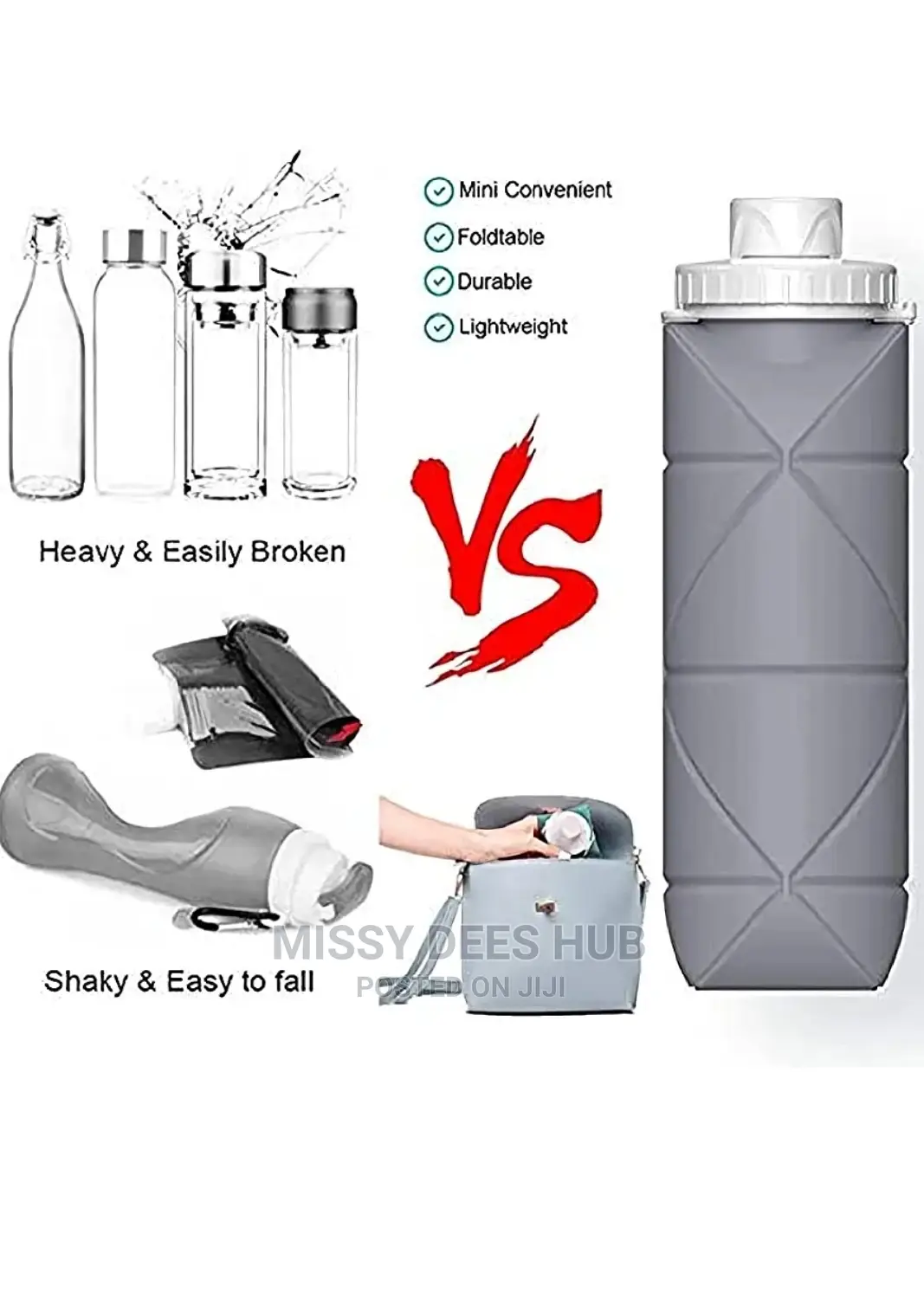 Foldable Silicone Bottle