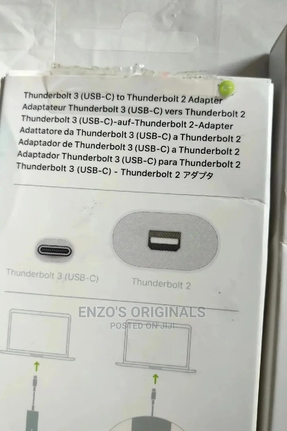 Thunderbolt 3 Usb-c To Thunderbolt 2 Adapter Original Oem