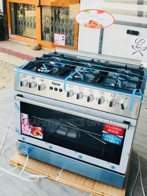 New Ferre 6 Gas Burner 60x90 Oven With Grill