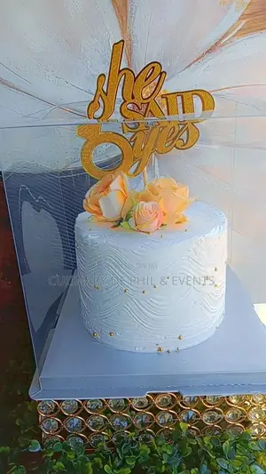 Proposal Cake