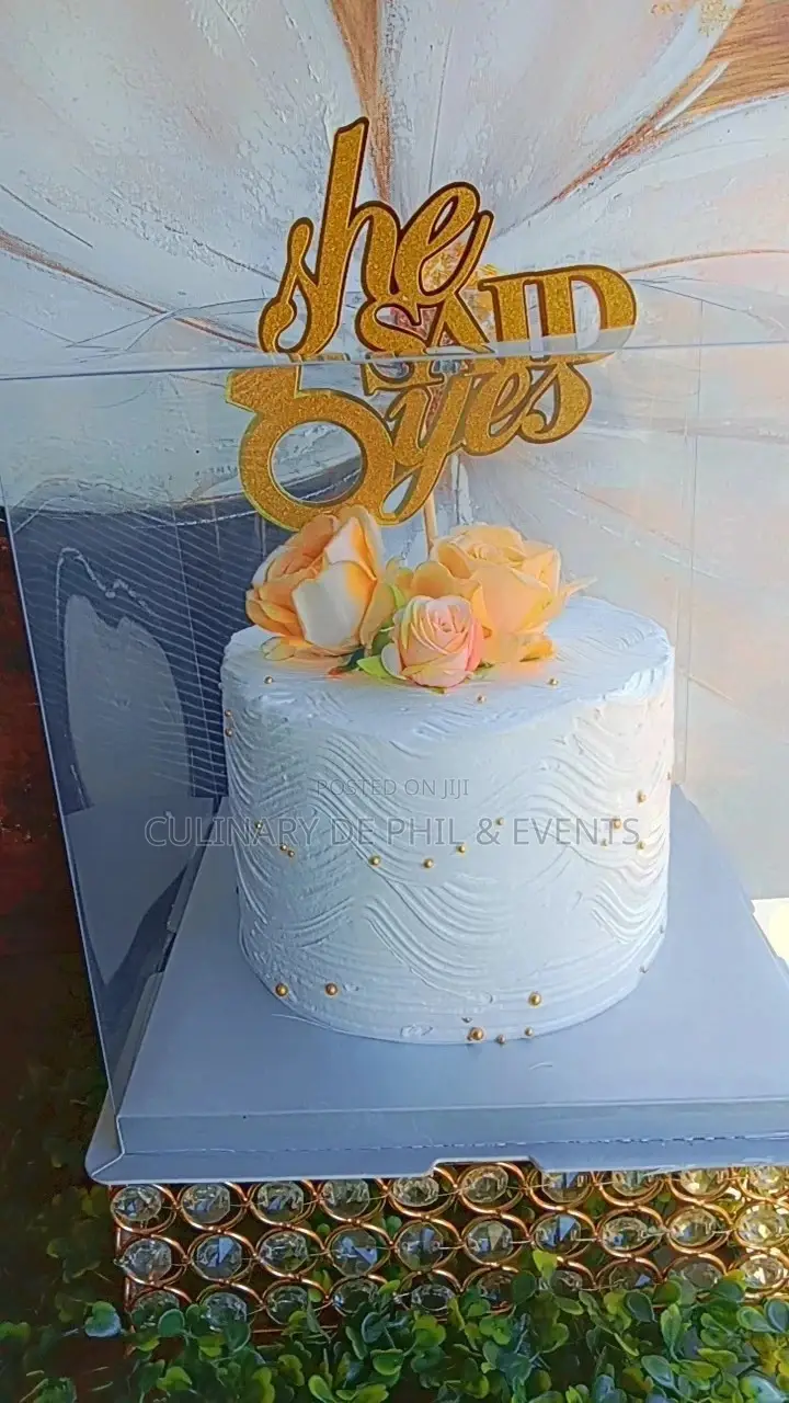 Proposal Cake