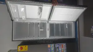 Lock _Nasco Nasd2-30 Double Door Fridge With Bottom Freezer