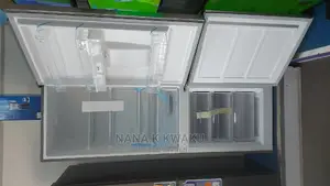 Nice W/D Nasco Nasd2-40 Double Door Fridge/Bottom Freezer