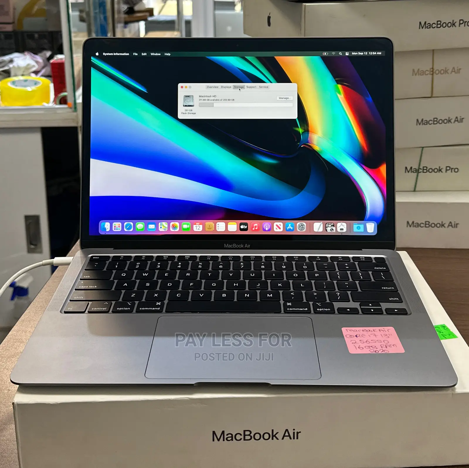 Laptop Apple MacBook Air 2020 16GB Intel Core I7 SSD 256GB