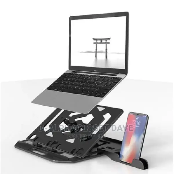 E-Table Laptop Stand With Phone Holder