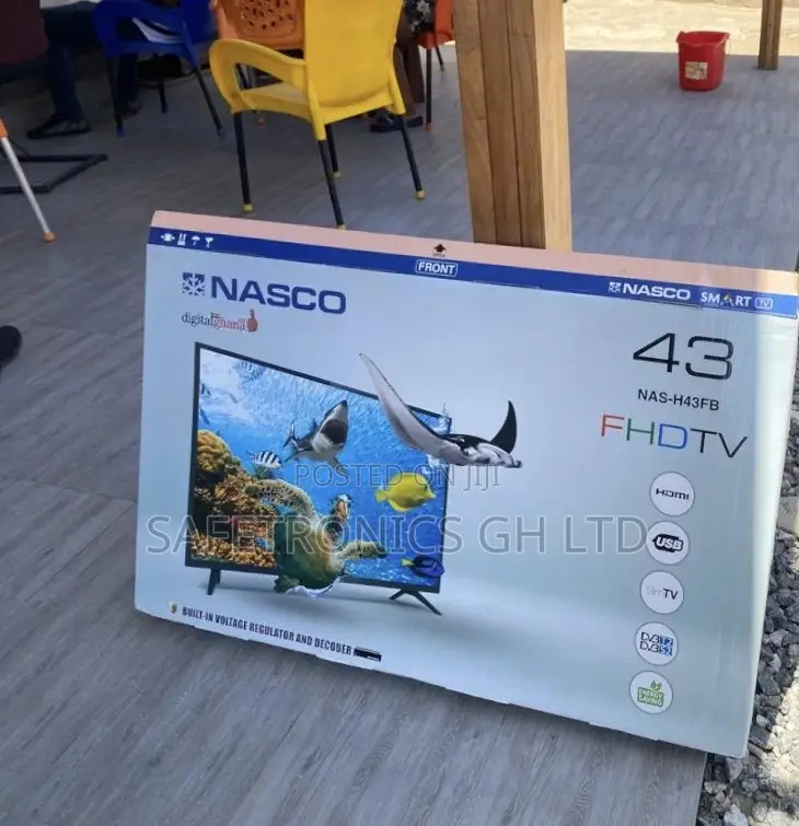 Brand New Nasco Digital Satellite LED TV 43" Nash43fb