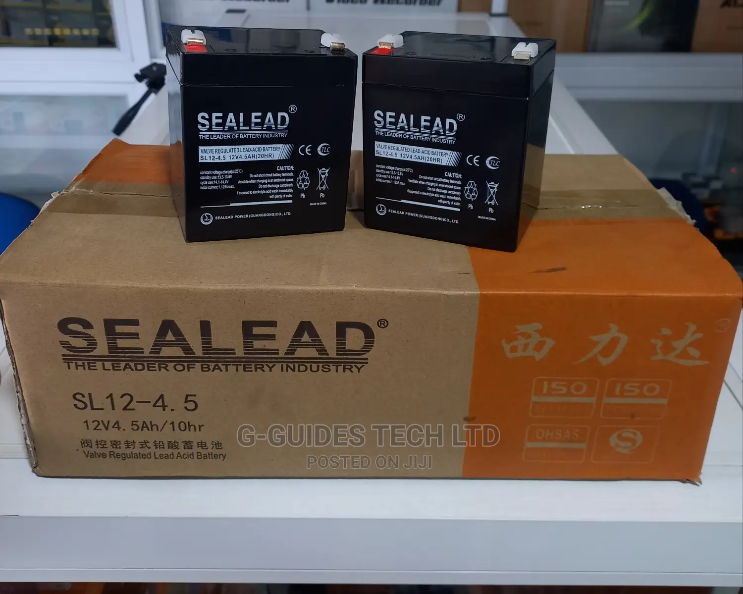 12V 4.5ah (20hr) Sealead UPS Battery