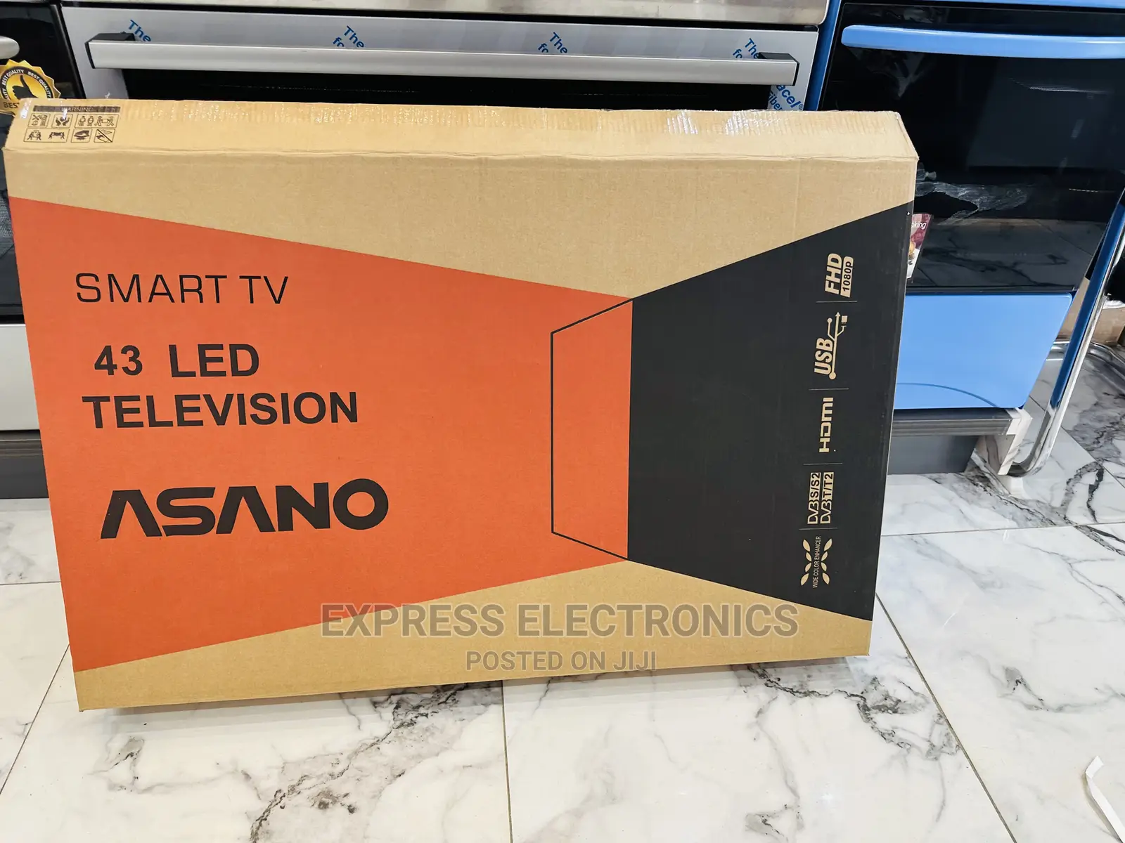 Turn on the Fun With Us Asano 43” Smart Android Tv