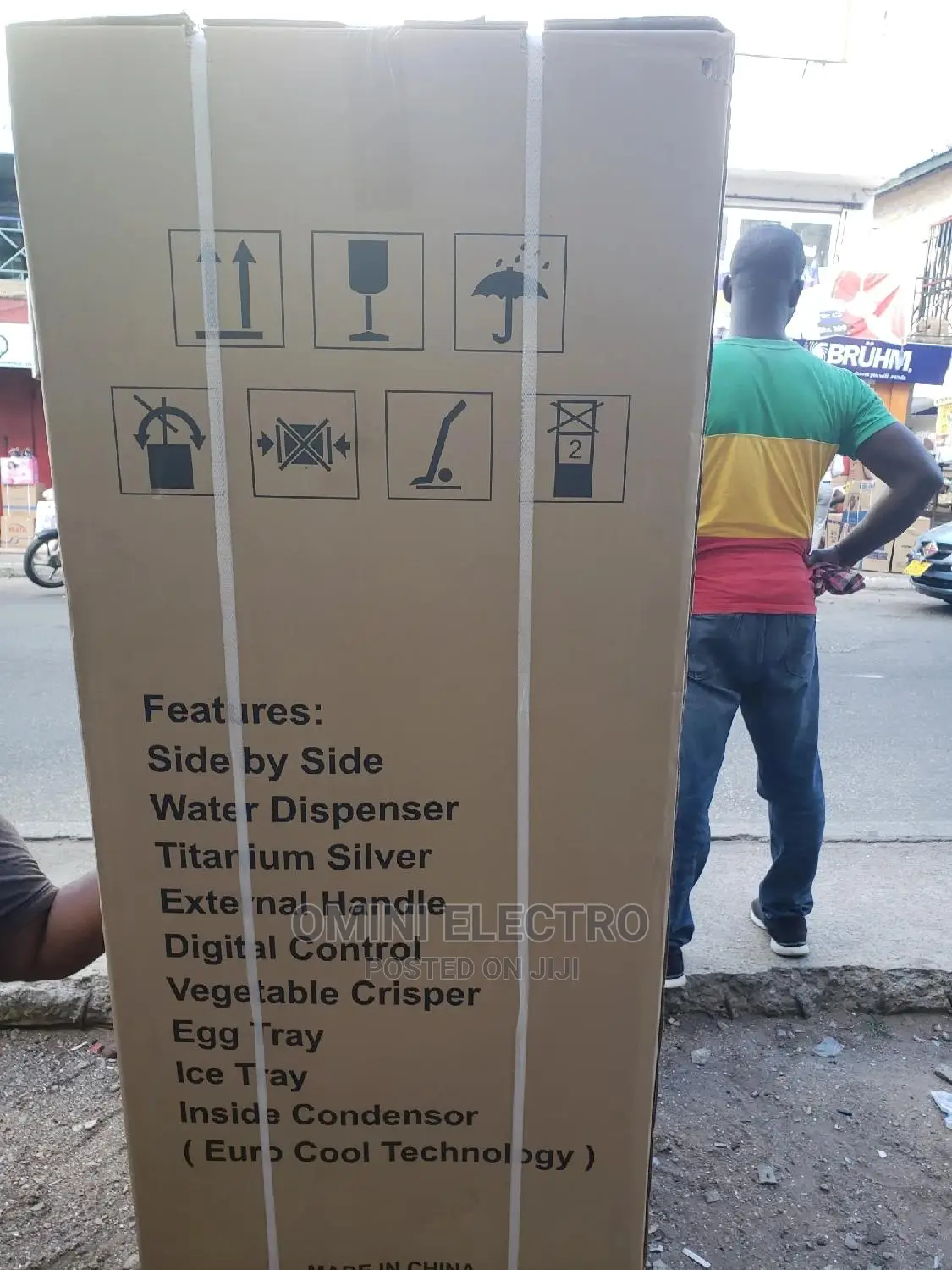 Brand New Innova Side by Side Refrigerator