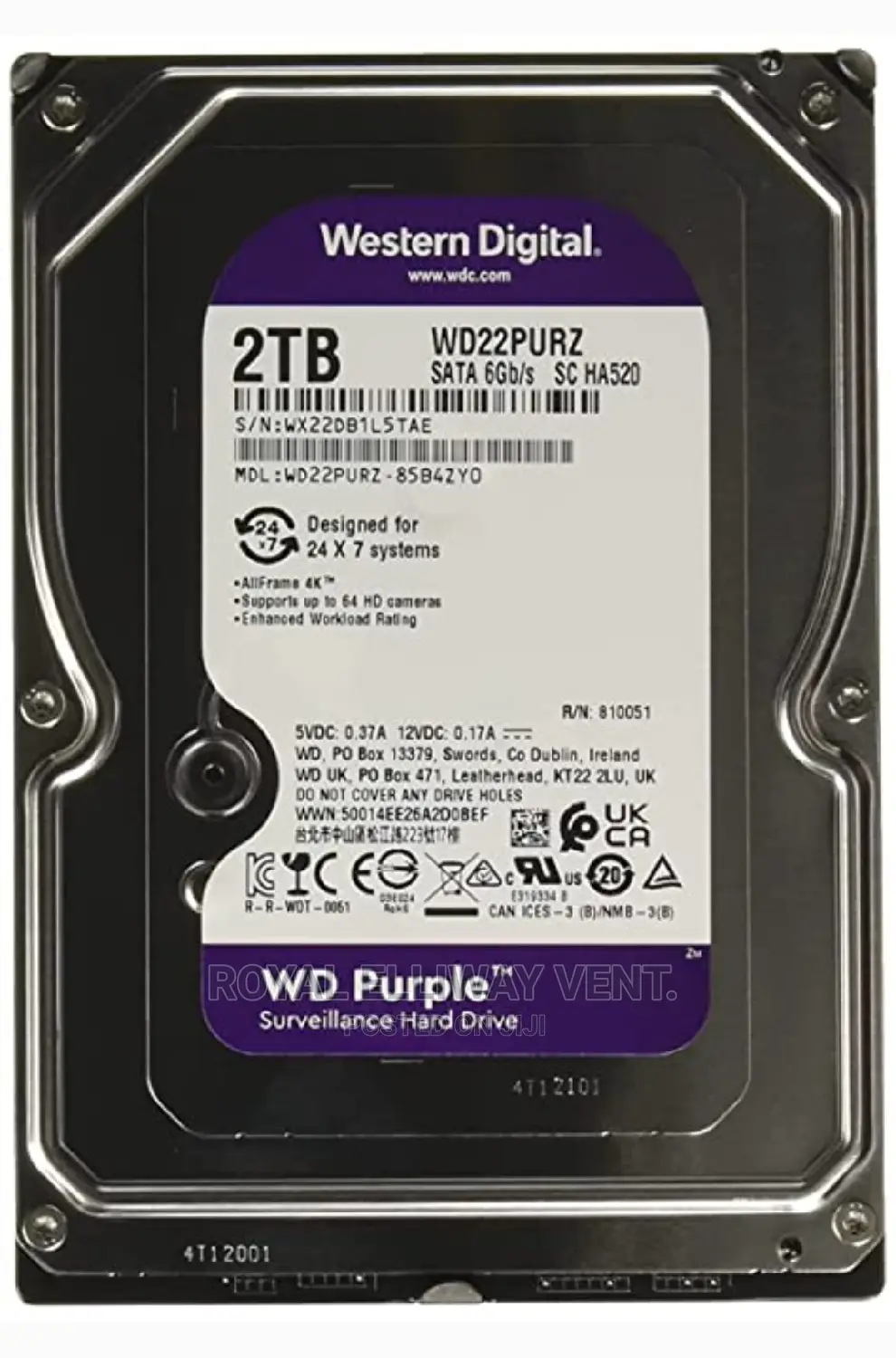 2tb Surveillance HDD