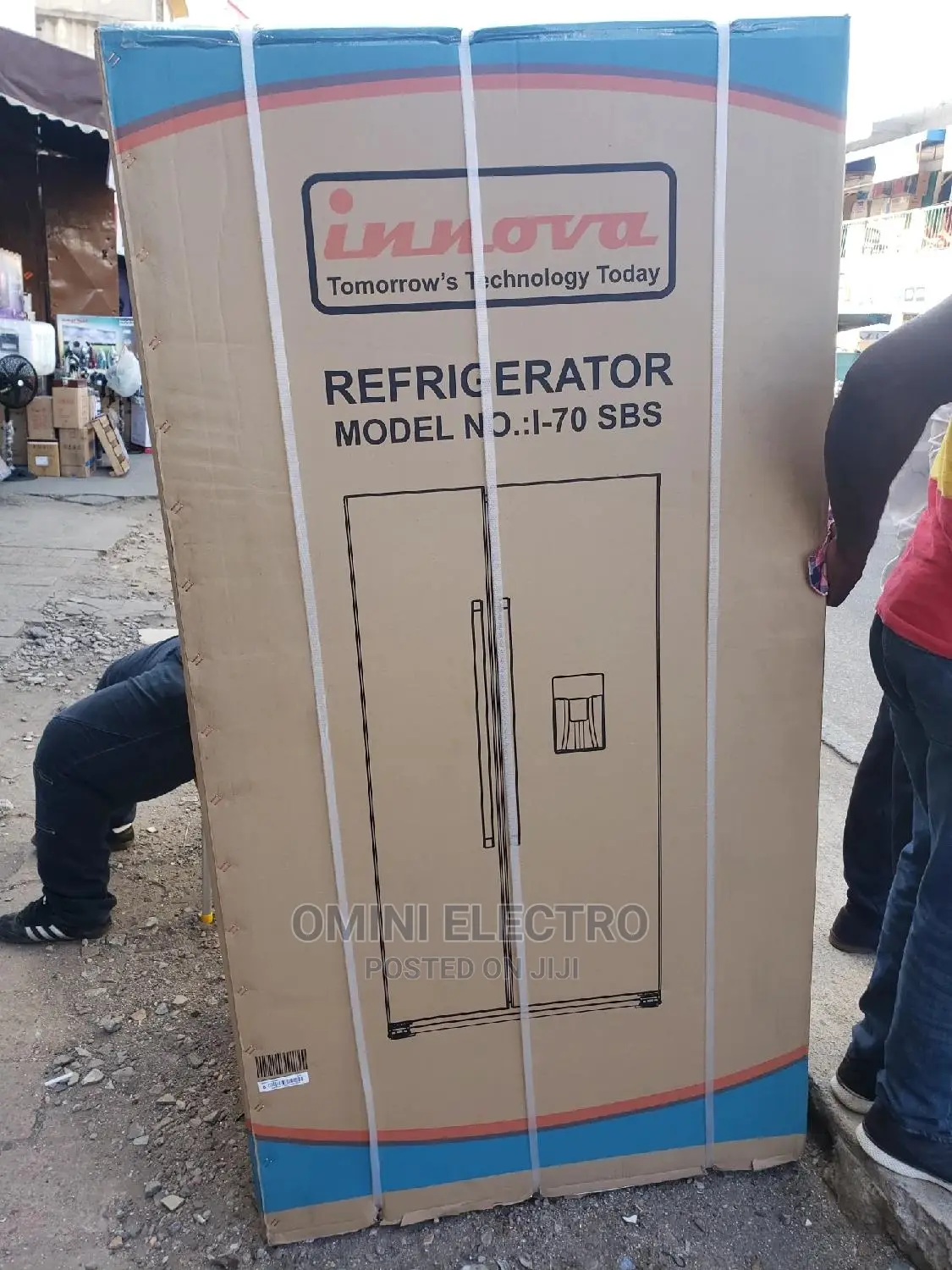 Brand New Innova Side by Side Refrigerator
