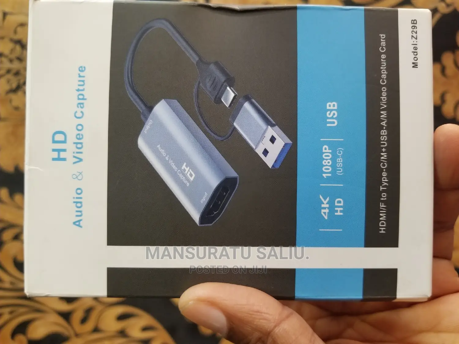 Hd Audio and Video Capture Card