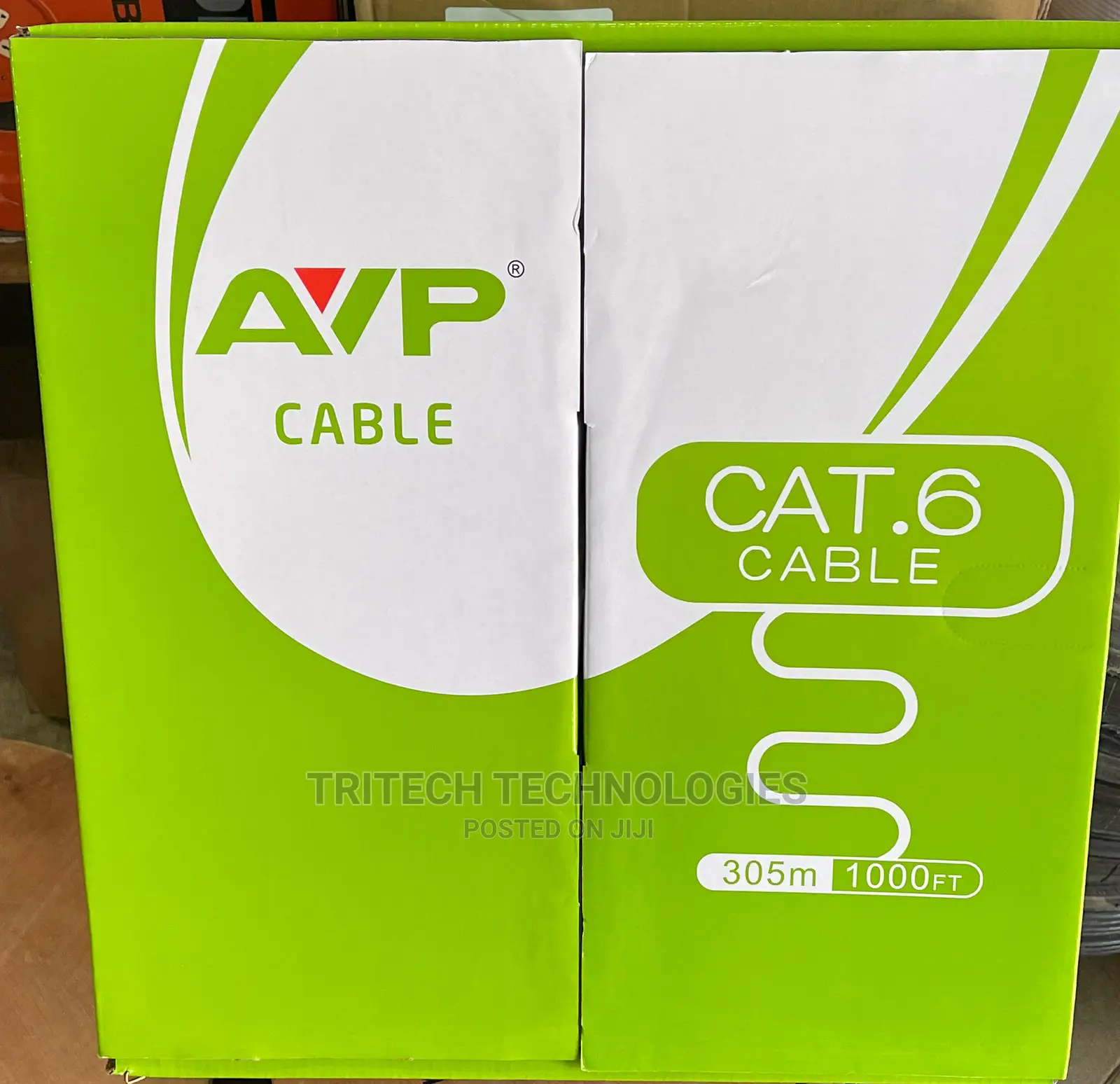 Avp Cat6 Cable 305M Cca (23awg)