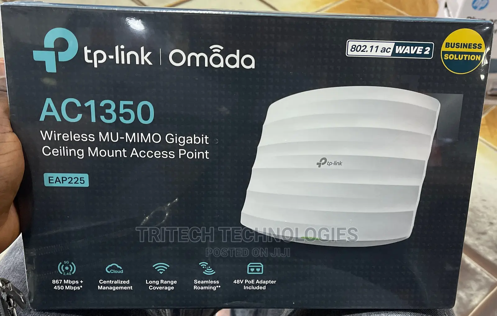 Tp-Link Ac1350 Wireless Mu-Mimo Gigabit Ceiling Mount Access