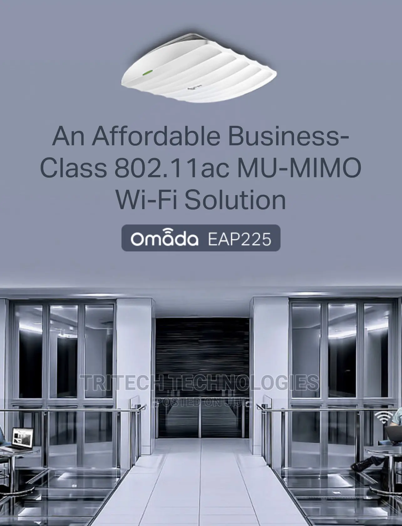 Tp-Link Ac1350 Wireless Mu-Mimo Gigabit Ceiling Mount Access