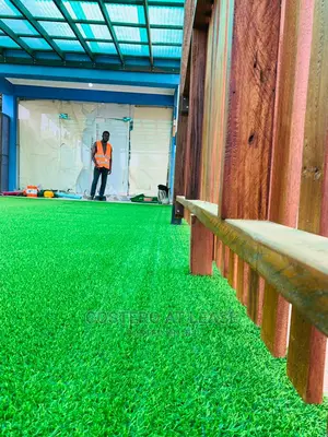 Artificial Green Grass Installation