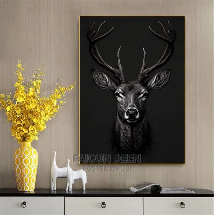 Super Luxurious Living on Room Paintings (Size 50x70cm)