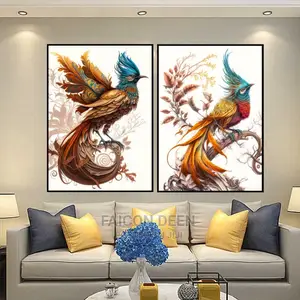 Super Luxurious Living on Room Paintings (Size 50x70cm)