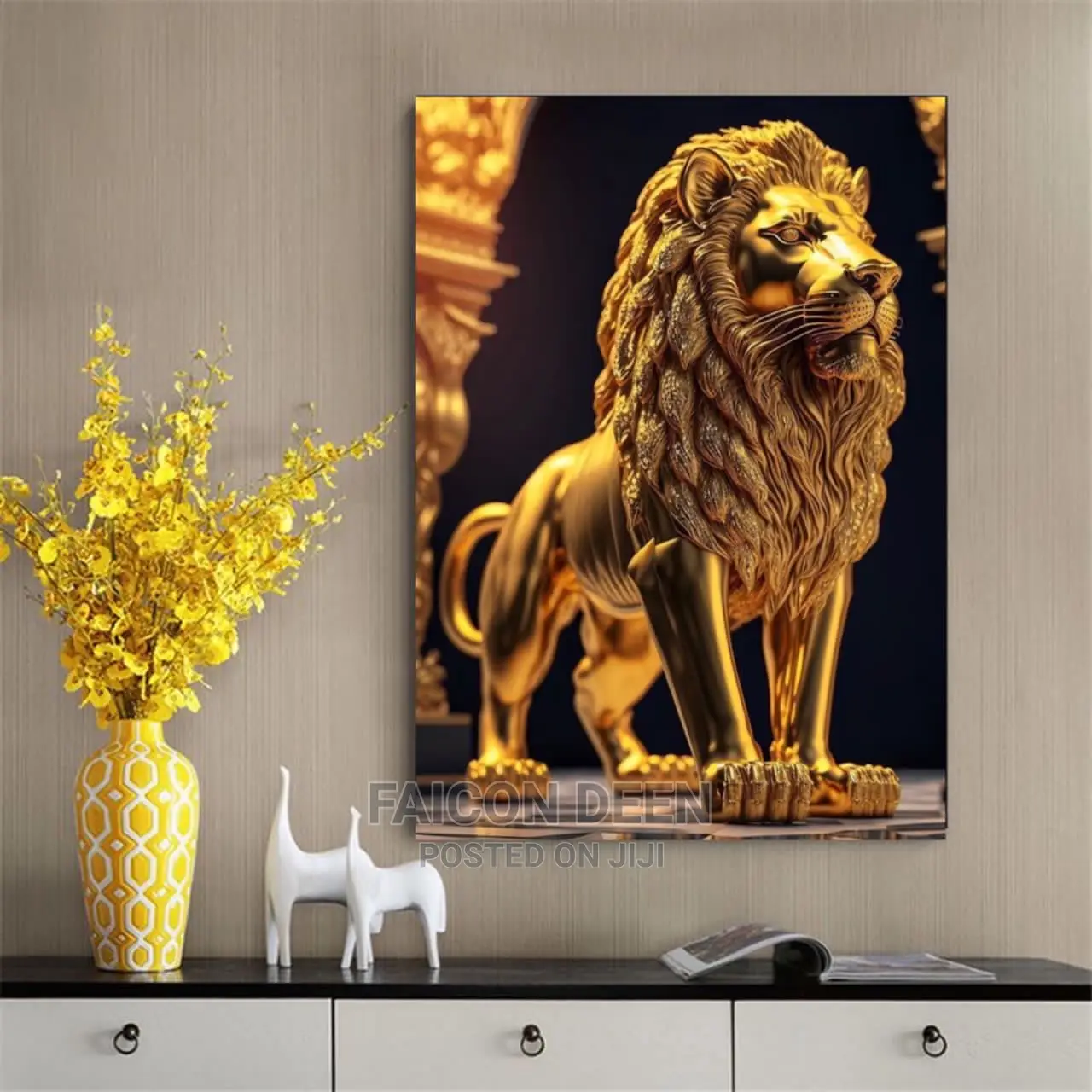 Super Luxurious Living Room Wall Paintings (In Diff Colors