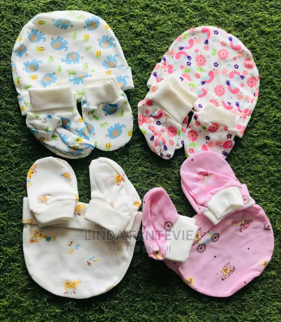 Baby Hat and Mittens Set