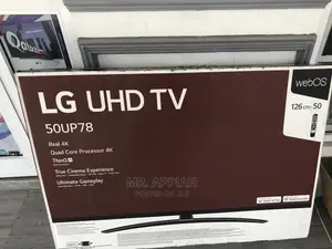 Experience Great Content on LG Smart Tv (50UP7800)