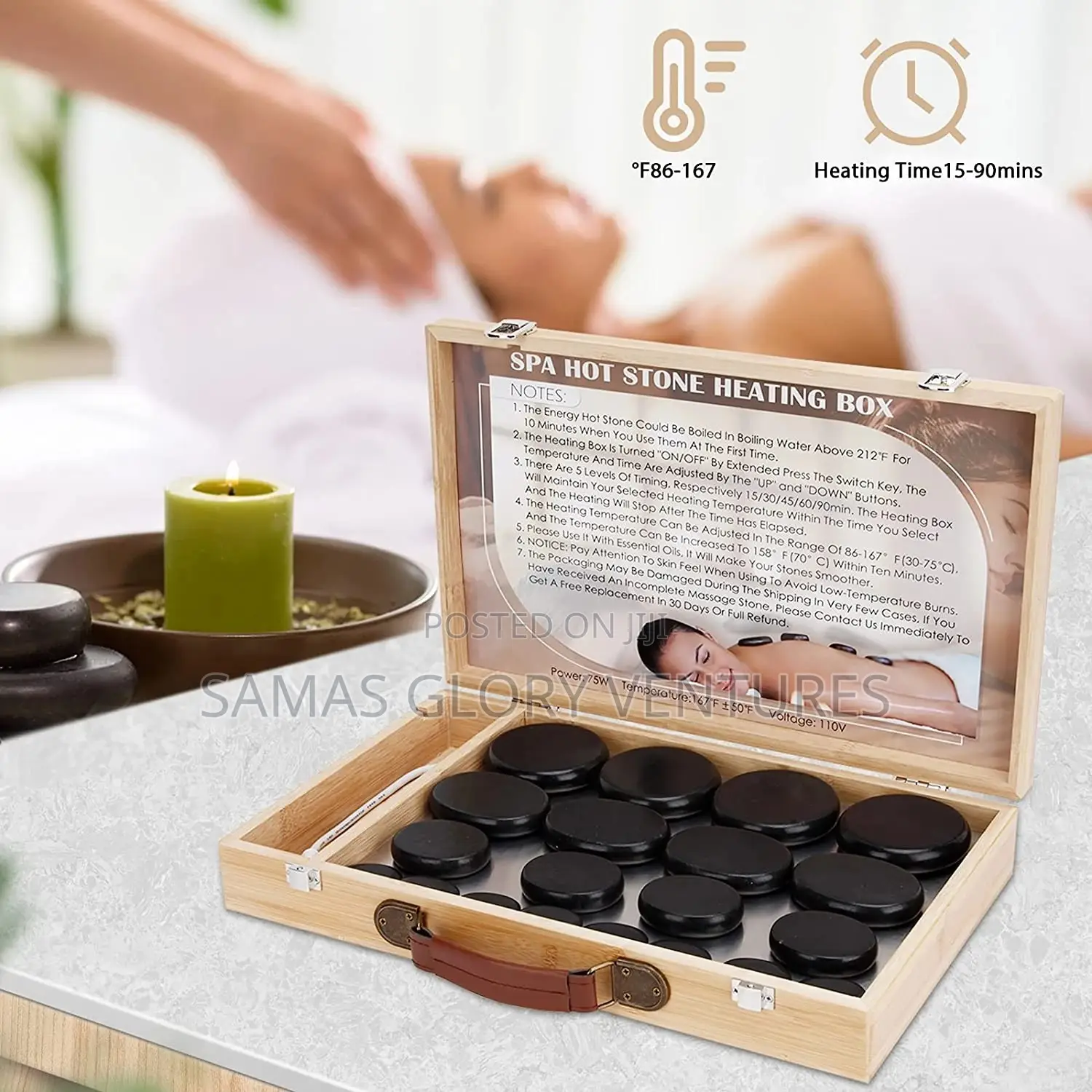 Massage Stone and Heating Kit