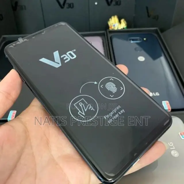 New LG V30 64 GB Black