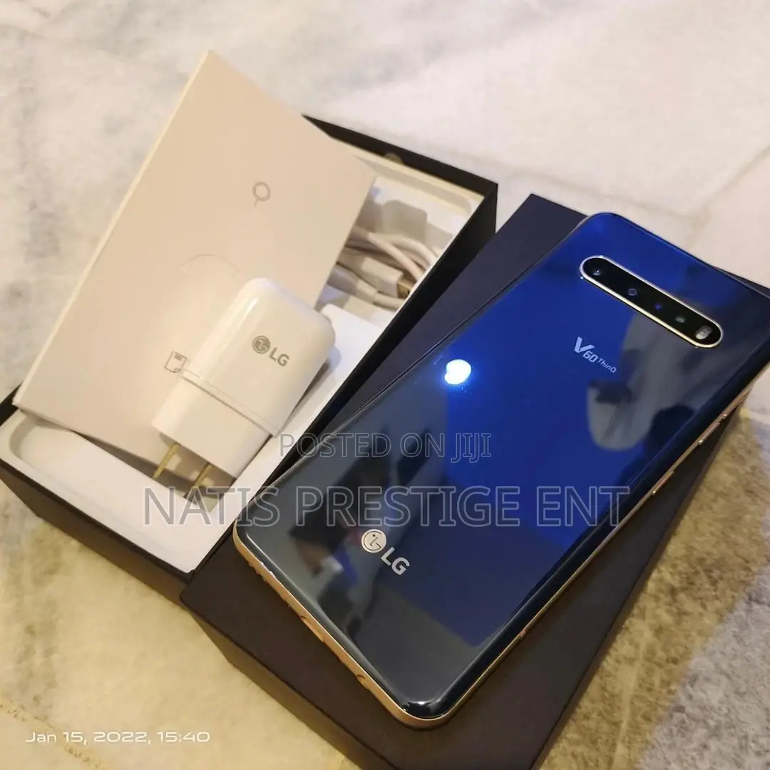 New LG V60 ThinQ 5G 256 GB Black
