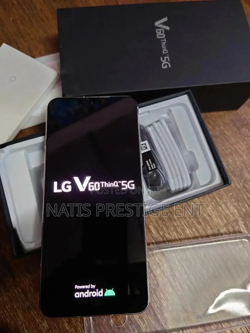 New LG V60 ThinQ 5G 256 GB Black