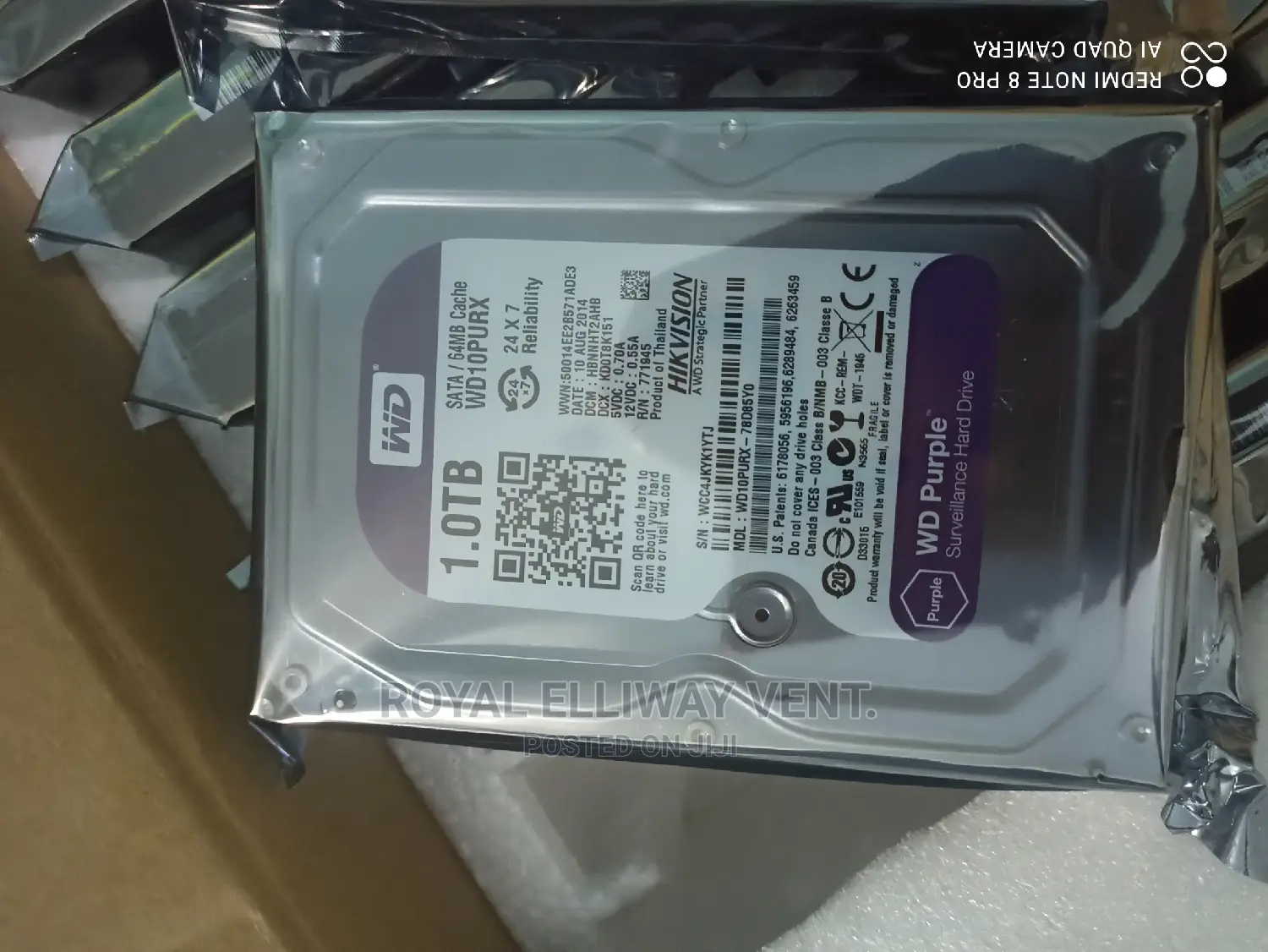 1TB Surveillance Hard Disk Drive HDD in Accra Metropolitan Computer