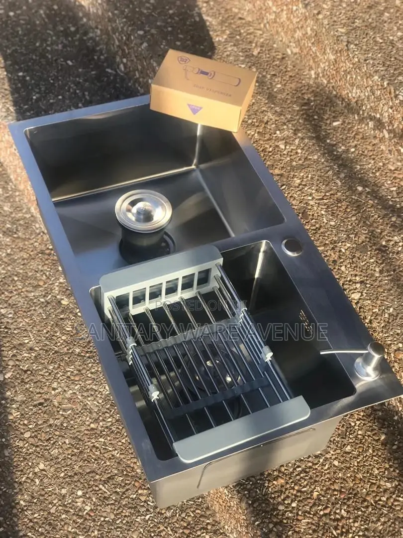 Worktop Sink - Nano Double Bowl Sink - Kitchen Sink