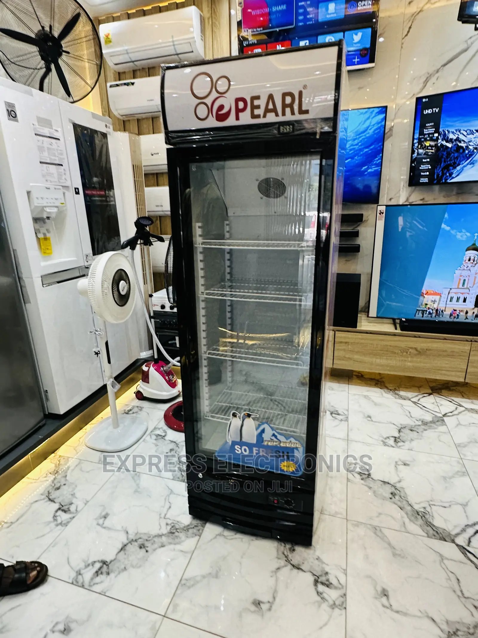 Affordable and Quality Pearl Displayfridge Singledoor PVC-37