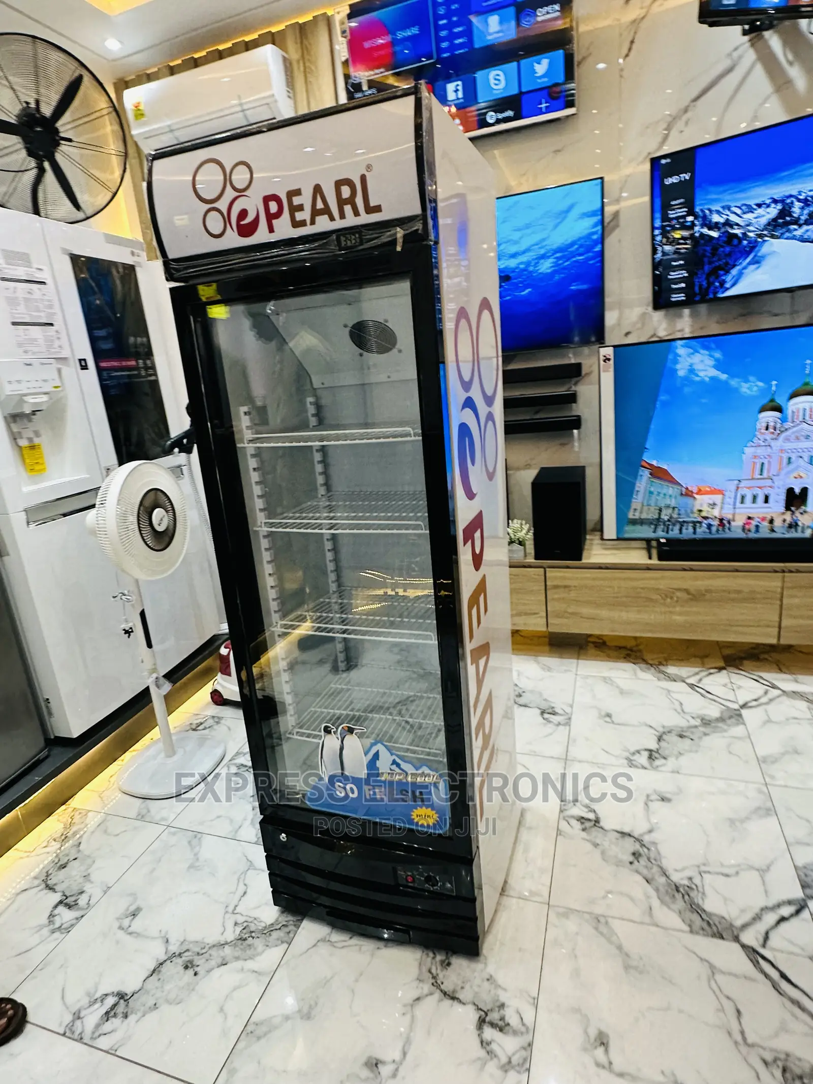 Auto Defrost Pearl Display Fridge PVC-37