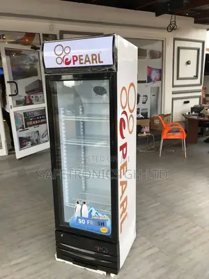 Affordable Pearl Single Door PVC-49 Beverage Cooler Display