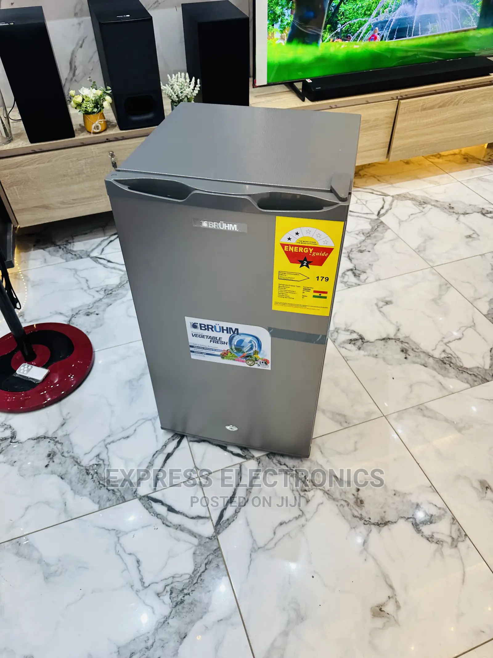 Low Noise Operation Bruhm Sleek Table Top Fridge