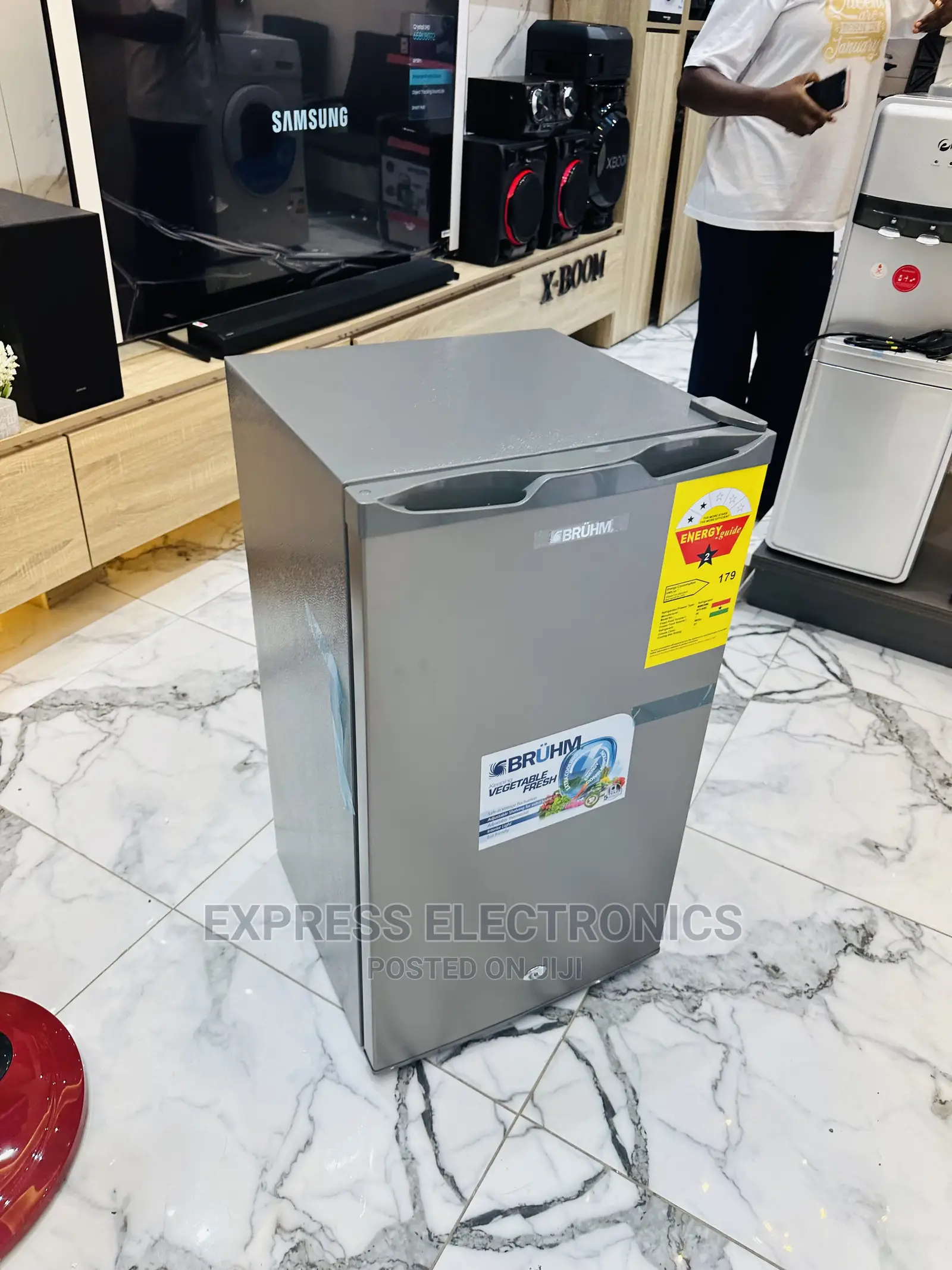 Bruhm One Door Compact Design Refrigerator
