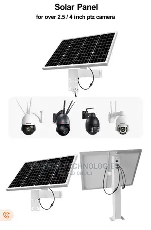 60W-20-30AH Solar Panel For IP PTZ Camera And 4G Wifi Camera