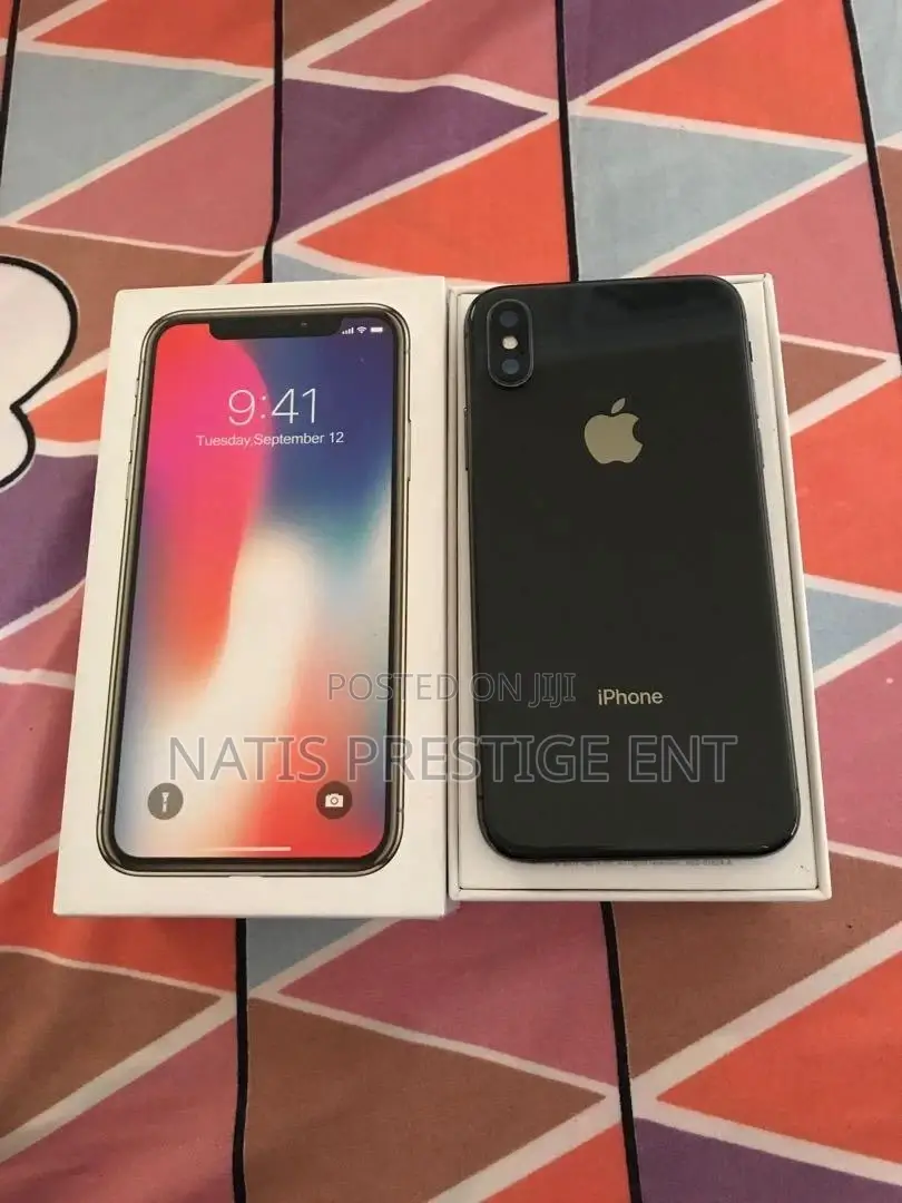 New Apple iPhone X 256 GB Black