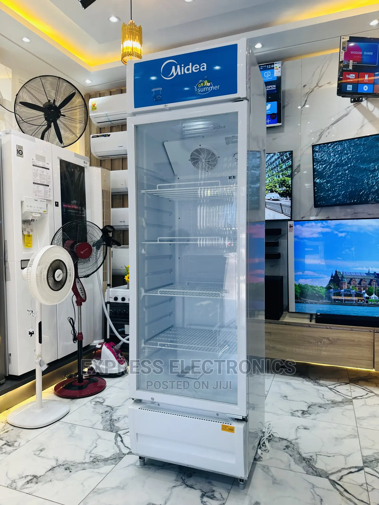 Eco Friendly Midea Show Case Fridge 400L MDRZ432FZG21