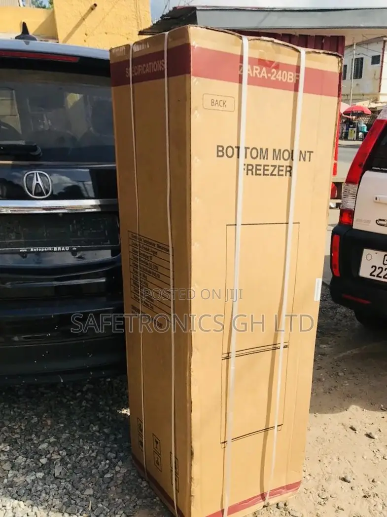 New 201L Zara 240BF Double Door Fridge Bottom Freezer
