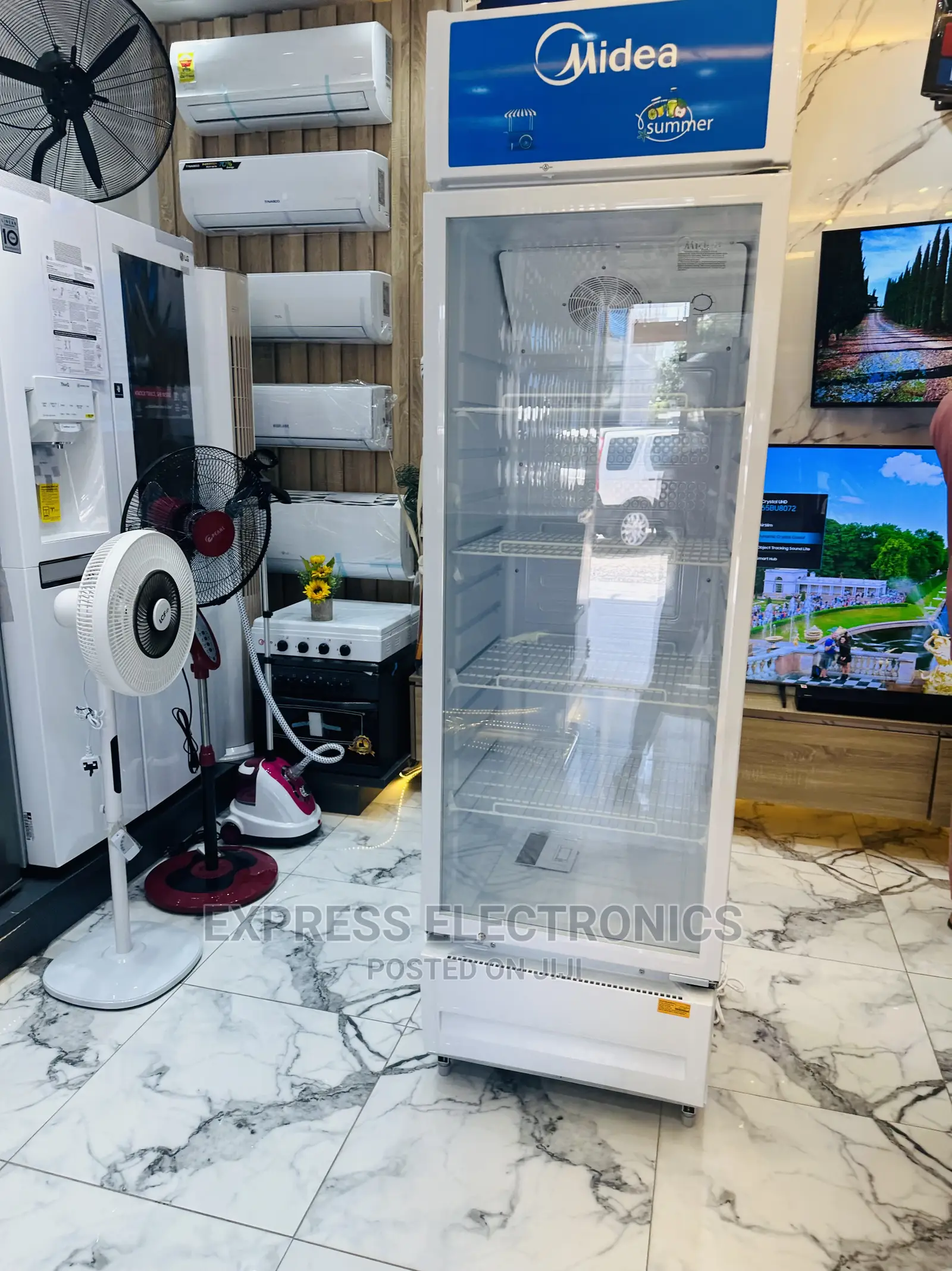 Fast  Chilling 400L MDRZ432FZG21 Midea Displayfridge