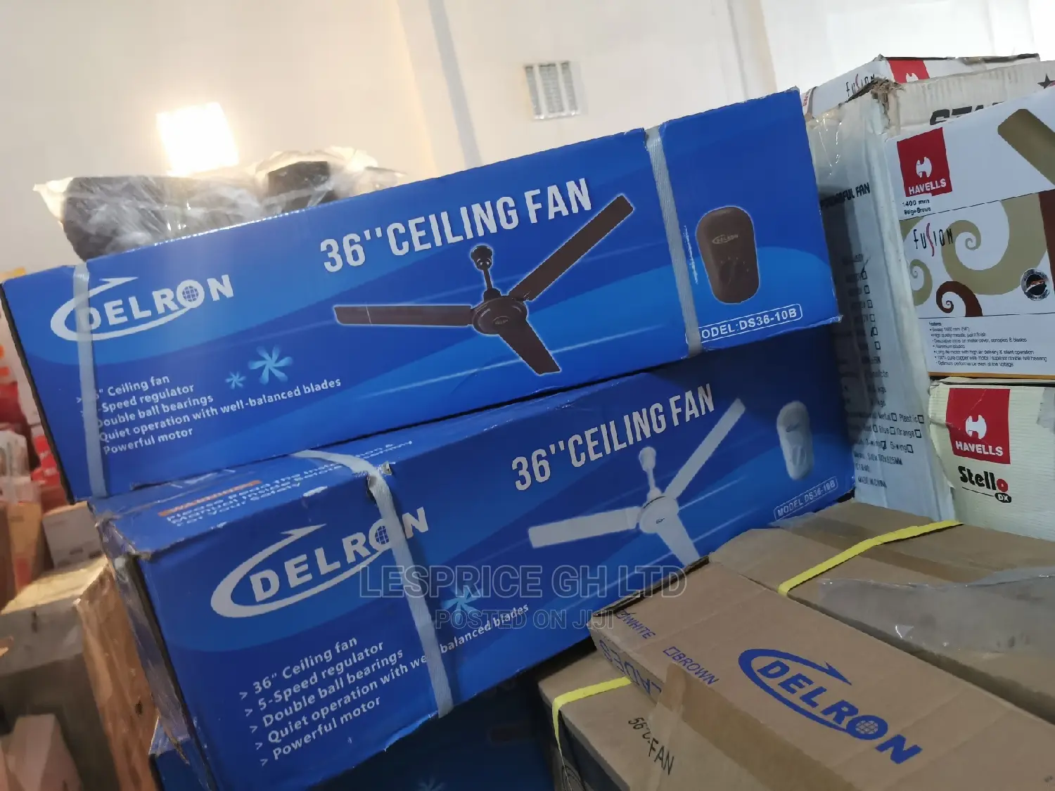 Powerful Delron Ceiling Fan 36 "