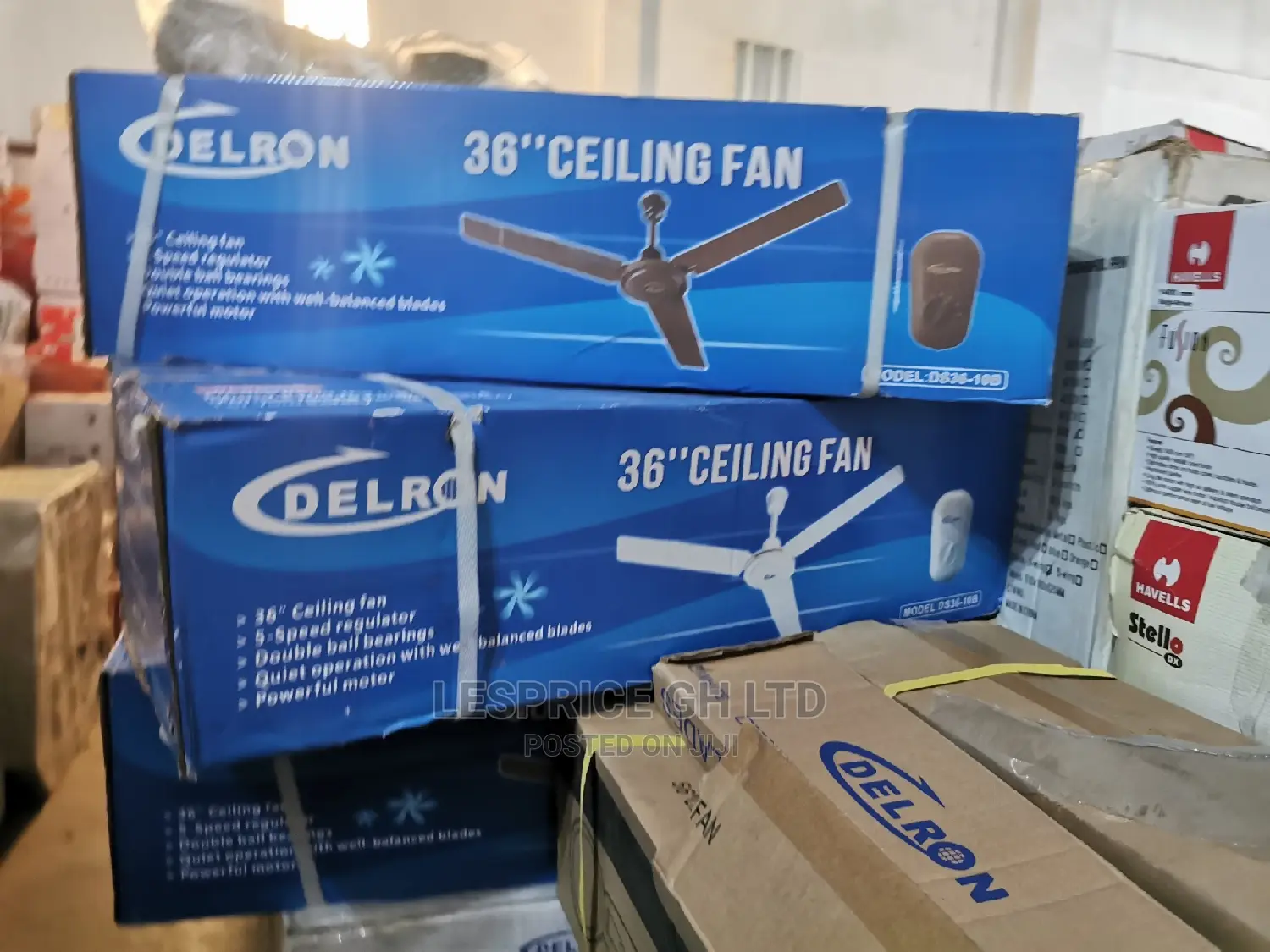 Perfect Delron Ceiling Fan 36 "