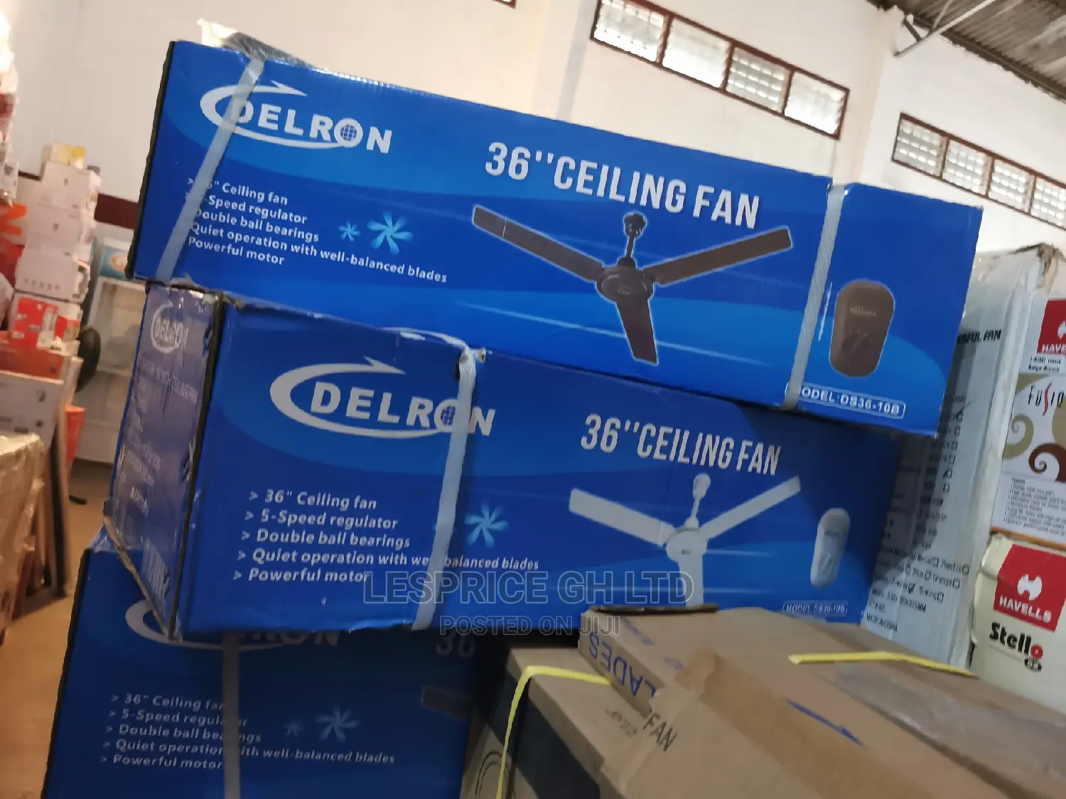 Amazing Delron Ceiling Fan 36 "