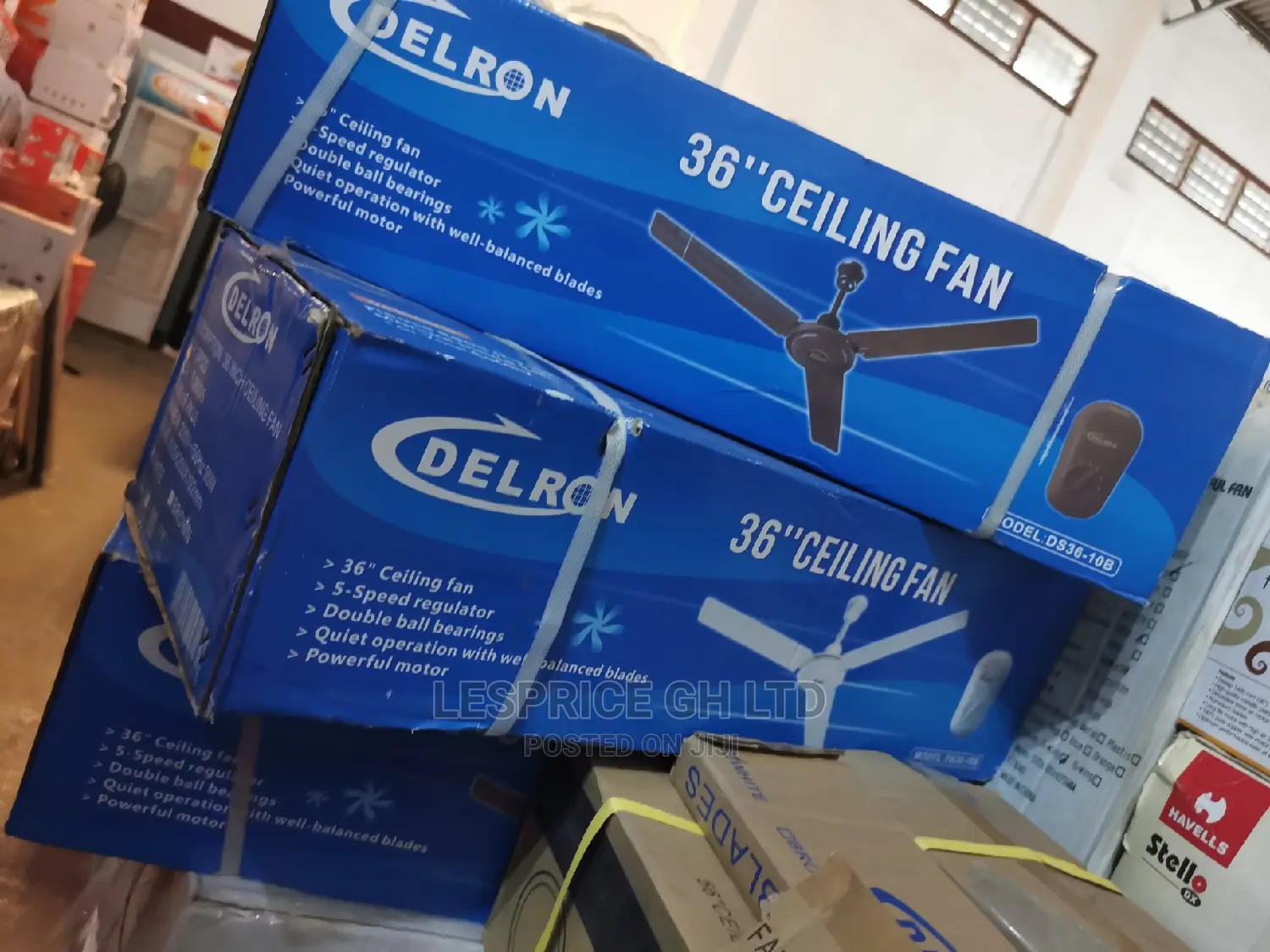New Arrival Delron Ceiling Fan 36 "