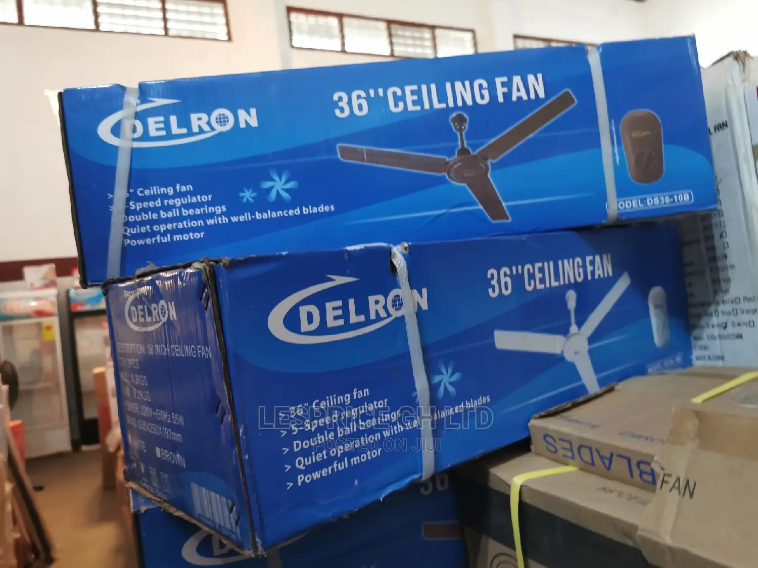 Top Delron Ceiling Fan 36 "